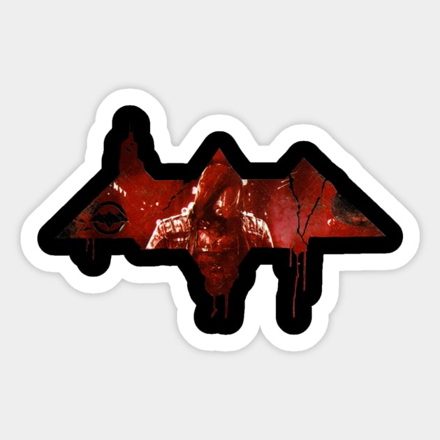 Arkham Redhood Sticker by Jeck